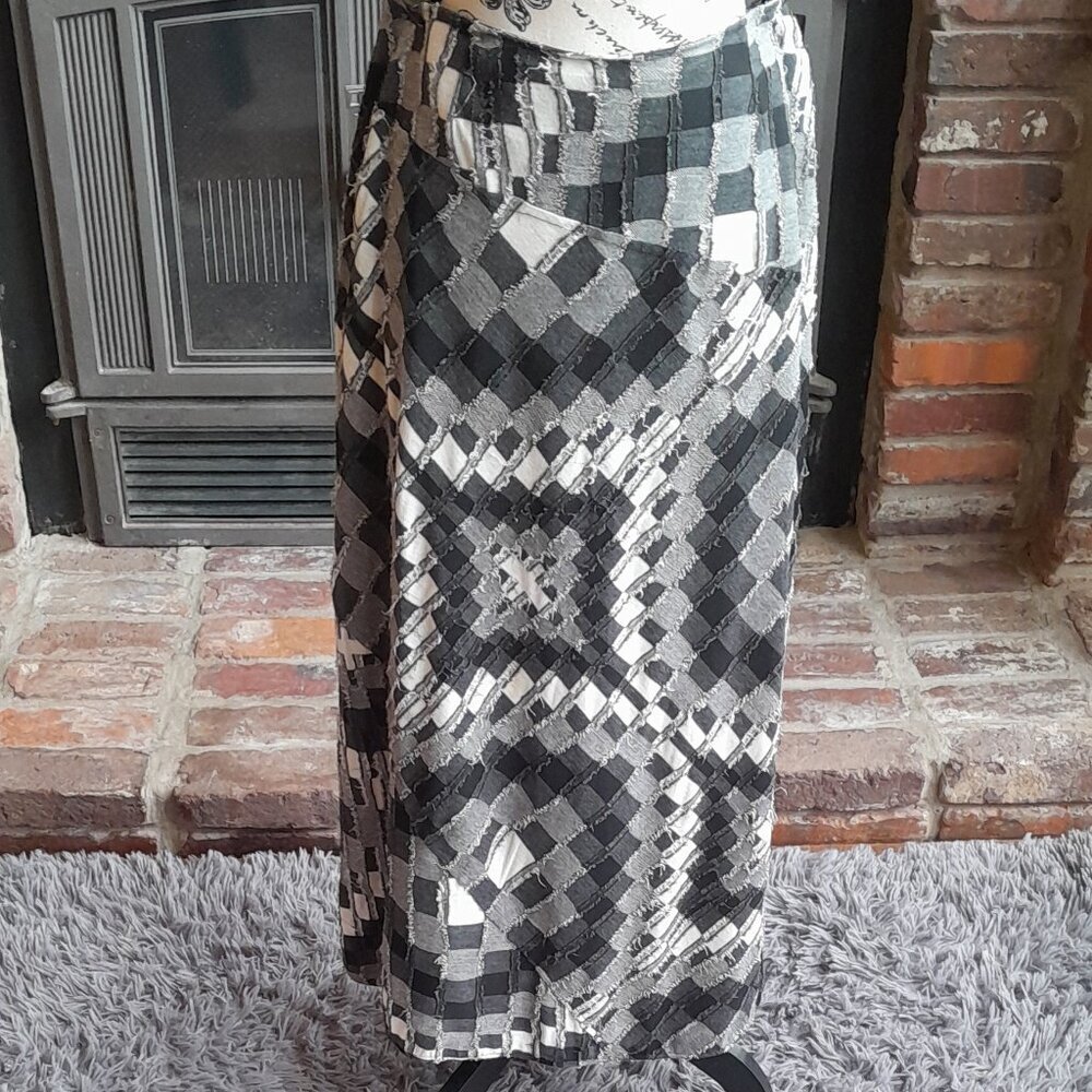 Tribal Patchwork Skirt - image 3